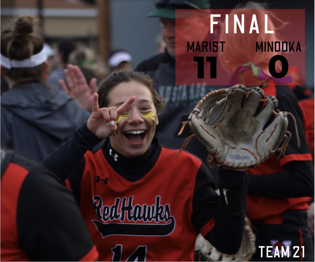 RedHawkSB's tweet photo. Hawks win 11-0 with a walk off in the 6th by Benoit! Hillegonds in the circle was🔥Stellar defense by Pietrzak and Rogers making top 10 plays💯 Multi hit game from Cunnea, Donahue, Benoit, and Lyons. Lyons  added a HUGE 💣 off the scoreboard! https://t.co/Lricuoqz07
