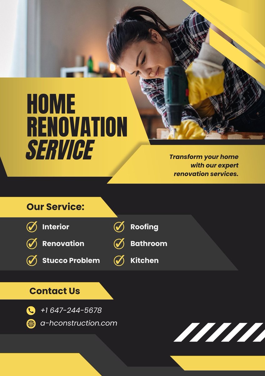 HconstructionA's tweet photo. Your home is your biggest investment. Trust A & H Construction to keep it in top condition with our expert maintenance and repair services. #AHConstruction #HomeMaintenance #GeneralContractor https://t.co/yqPCBuZqvf