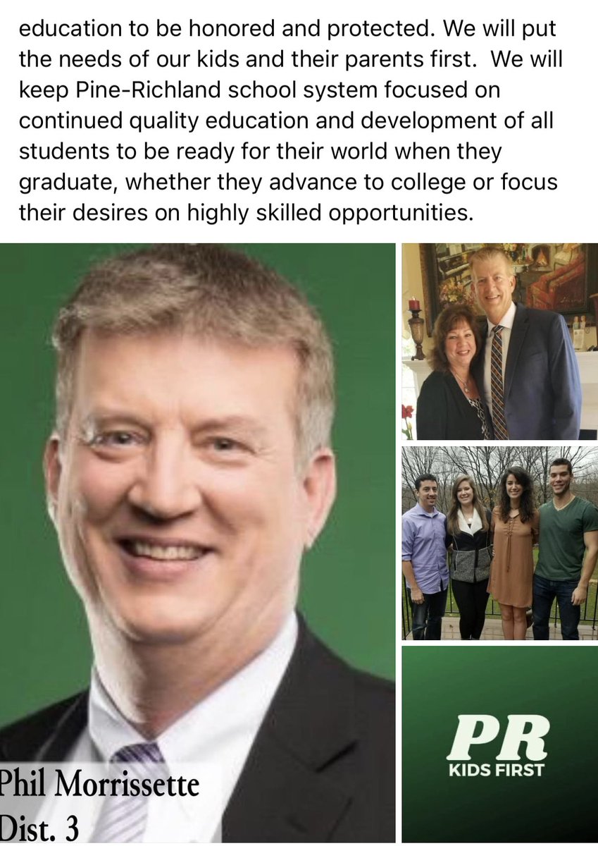PRKIDSFIRST's tweet image. Meet PR Kids First School Board Candidate for District 3, Phil Morrissette.