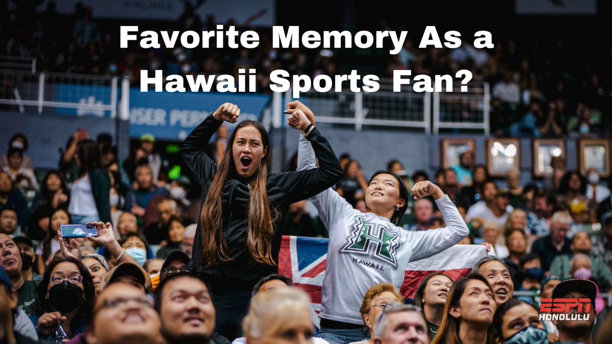 ESPNHonolulu's tweet photo. We wanna know... What was your favorite memory as a @HawaiiAthletics sports fan??? https://t.co/Ao4zmxToYN