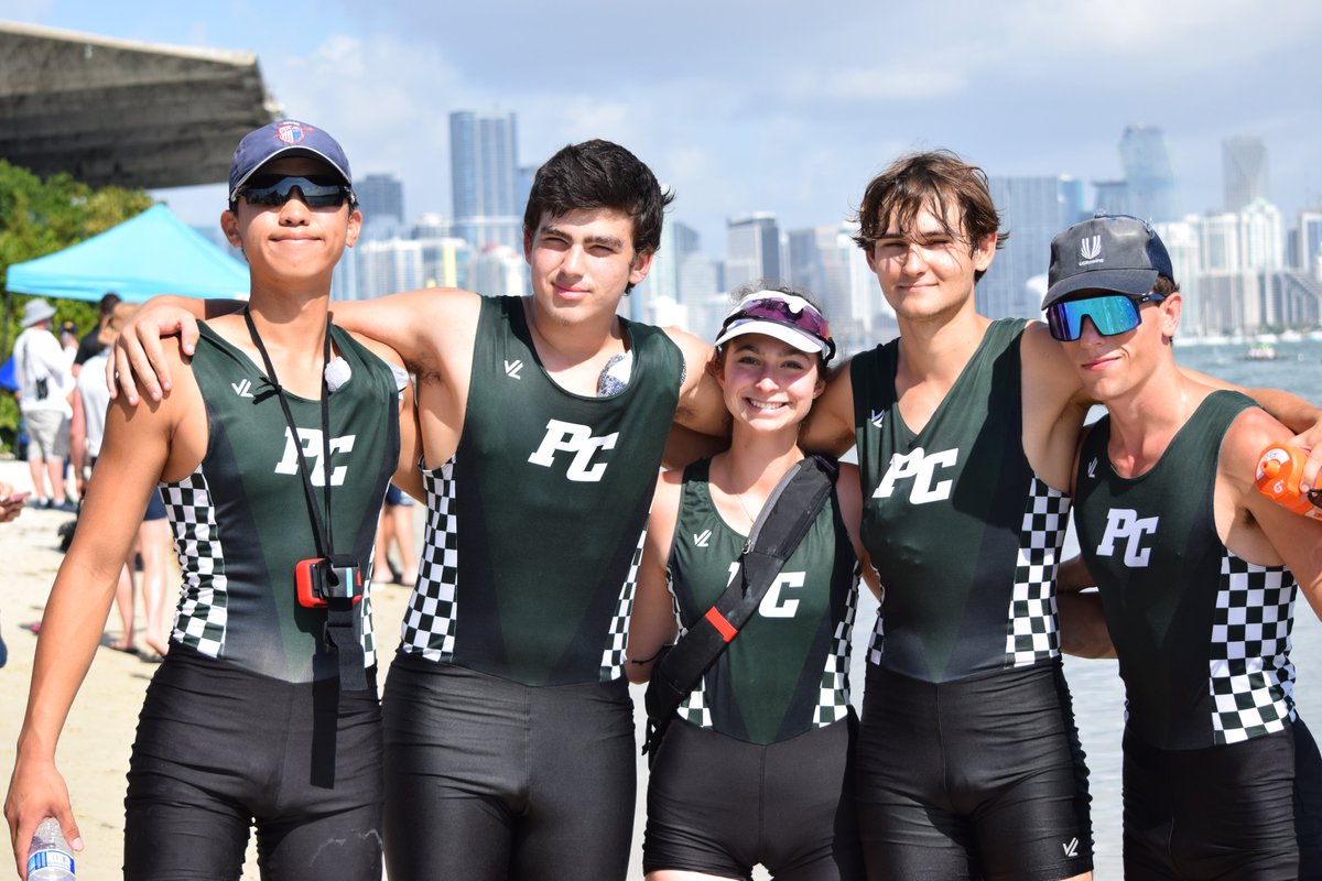 PineCrestCrew's tweet photo. #PCCrew had an incredible showing at the 50th Annual Miami International Regatta! Our team lined up against many other schools and clubs such as @RowBelen and @uschoolrowing! We experienced a beautiful day in Key Biscayne, and closed out our last regatta until FSRA States! https://t.co/PqsiiVlso0