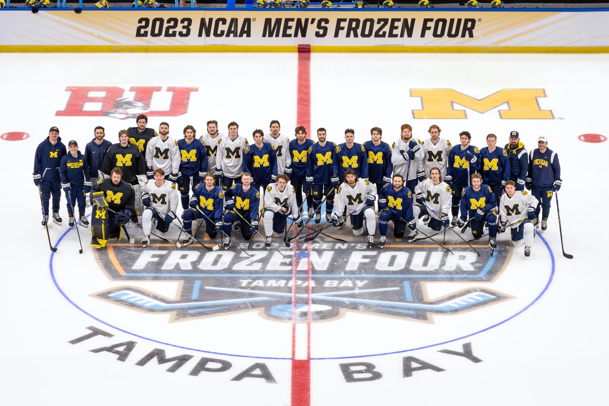 umichhockey's tweet photo. #GoodDudesOnly are in the Frozen Four

#GoBlue 〽️ https://t.co/hx7FkTEL1R