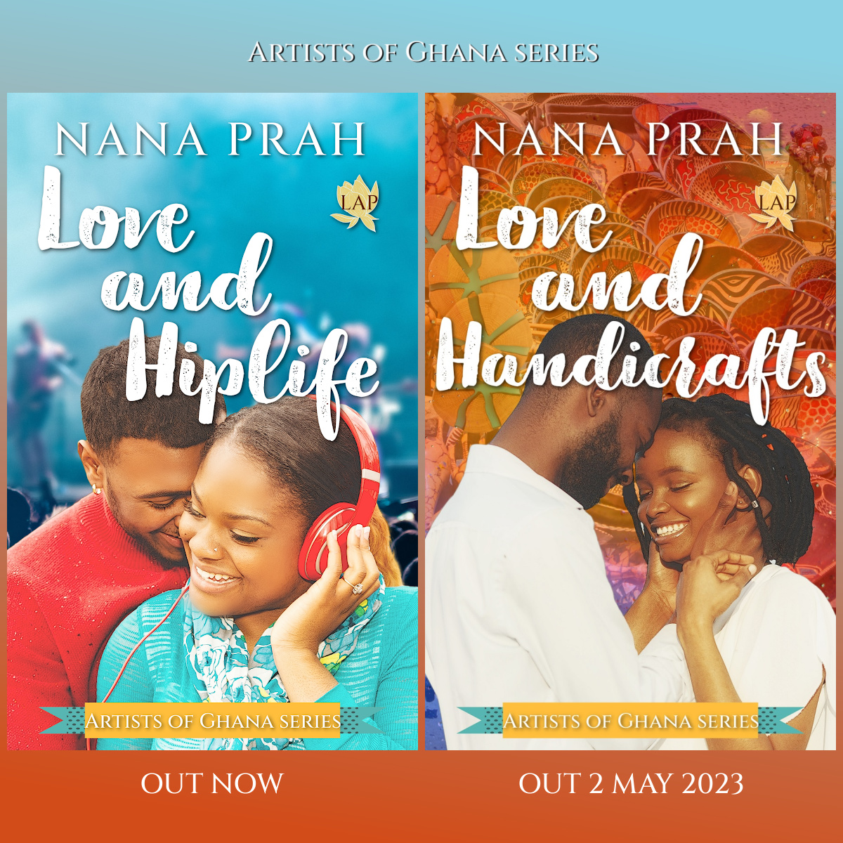 We're excited to be showing off the new look covers for the Artists of Ghana #ContemporaryRomance  series by @NanaPrah published by @LoveAfricaPress 

loveafricabookclub.com/post/the-artis…

#BlackRomance #romancenovels