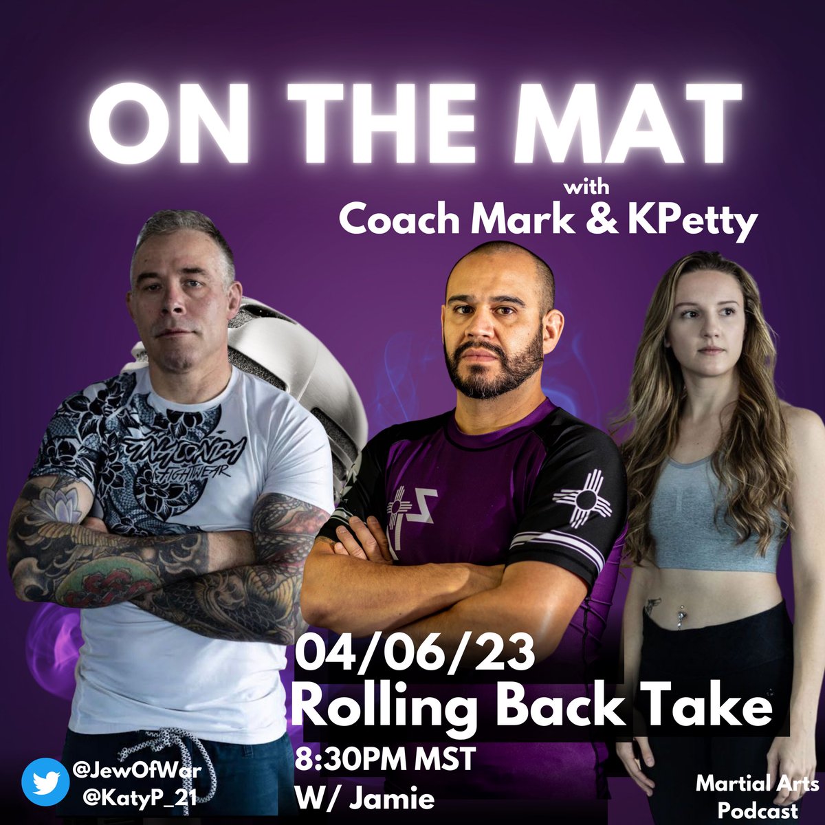The Move that is captivating the Jiu Jitsu community. Don’t miss this special On The Mat tomorrow <a href="/Jamie28334209/">Jamie</a> <a href="/KatyP_21/">Katy Petty</a> x.com/i/spaces/1OyKA…