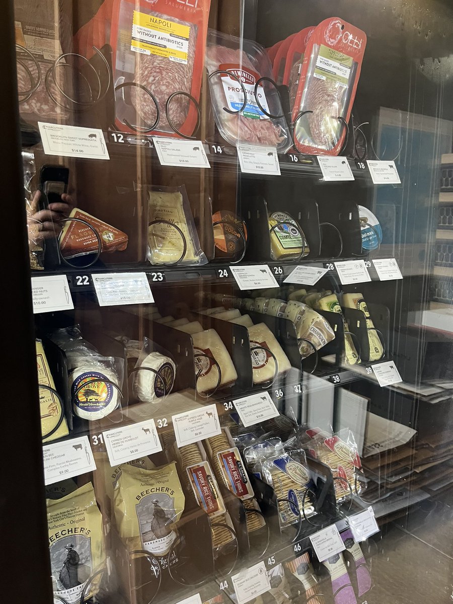 hartmanholder's tweet photo. A cheese and cracker vending machine. My life is complete. And now I must replicate #holderhomemade https://t.co/eLAm6DYGEF