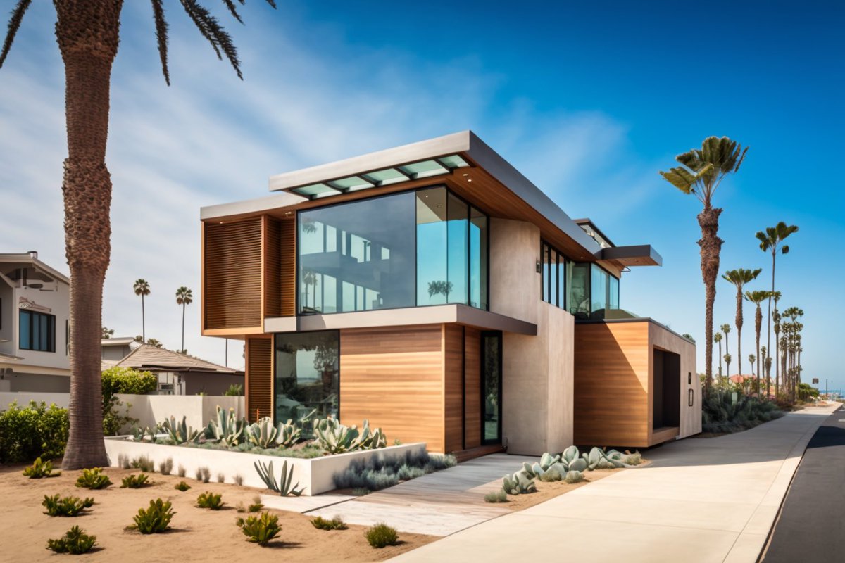 SPACIALISTS's tweet photo. California beach home #spacialists  #generariveart #generativedesign #aiarchitecture #archdesigndaily #philipoloo https://t.co/ZsZOQLnWAx