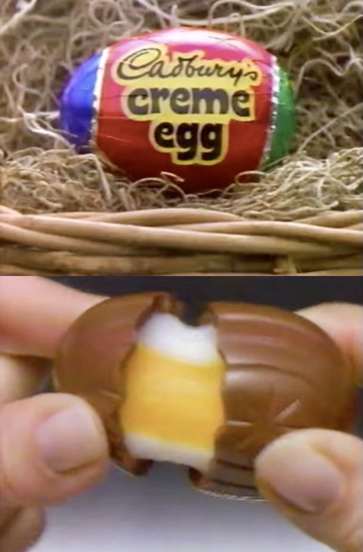 RetroNewsNow on Twitter "🐰The current version of Cadbury’s Creme Eggs