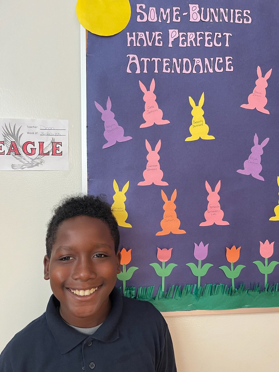 Attendance Matters! This Eagle was so excited to see his name on board. #SoaringEagles  @TransformHCPS @HillsboroughSch