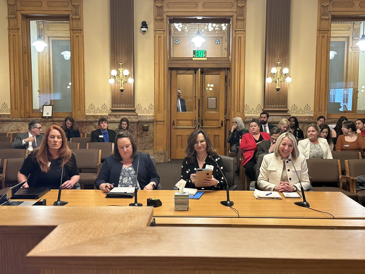 Our CEO @LorenFurman testifying in Senate Judiciary this evening alongside Brooke Colaizzi w/ @shermanhoward, Ann Terry & Dianne Criswell w/ @sdacolorado. Thank you Vice Chair @SenRobRodriguez for snapping this shot!