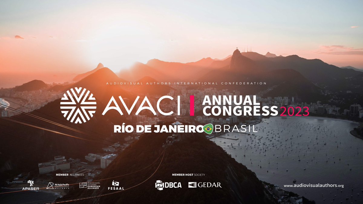 avcreatorsnews's tweet photo. 🇧🇷International AVACI Congress 2023 in Rio de Janeiro-Brazil
📲More information: https://t.co/NvrkAGzYSh
🇧🇷Congreso Internacional de AVACI 2023 en Río de Janeiro-Brasil
📲Más información: https://t.co/xT8MTYPX6K
#brasil #avaci #fesaal #dbca #gedar #directores #directors https://t.co/CFCV1CNs6U