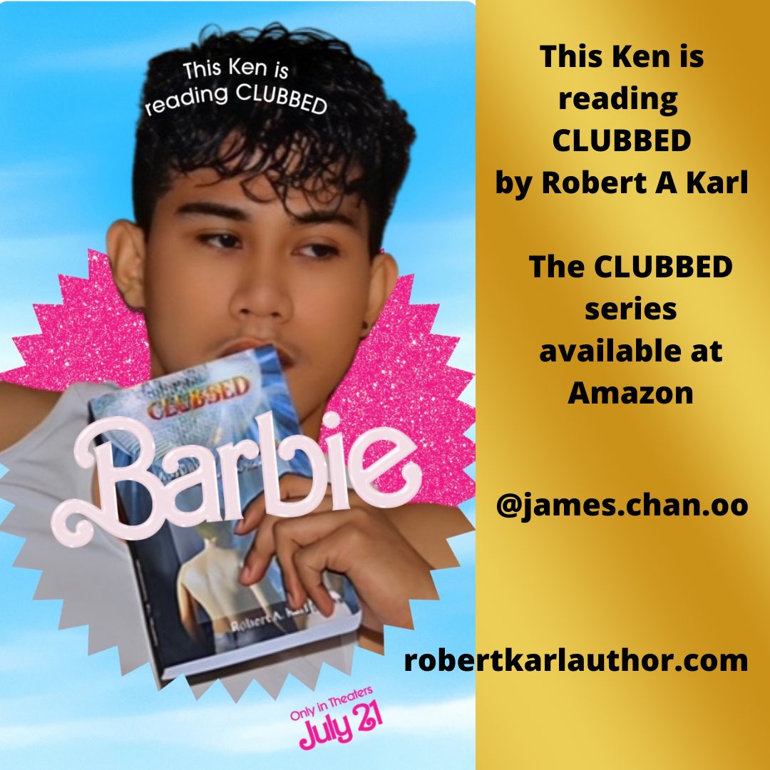 rkarl's tweet photo. The CLUBBED series by Robert A Karl #gaytwitter #gay #gaybooks #gayreader #LGBTQ #gayfiction #Barbie https://t.co/48je9xzA2s