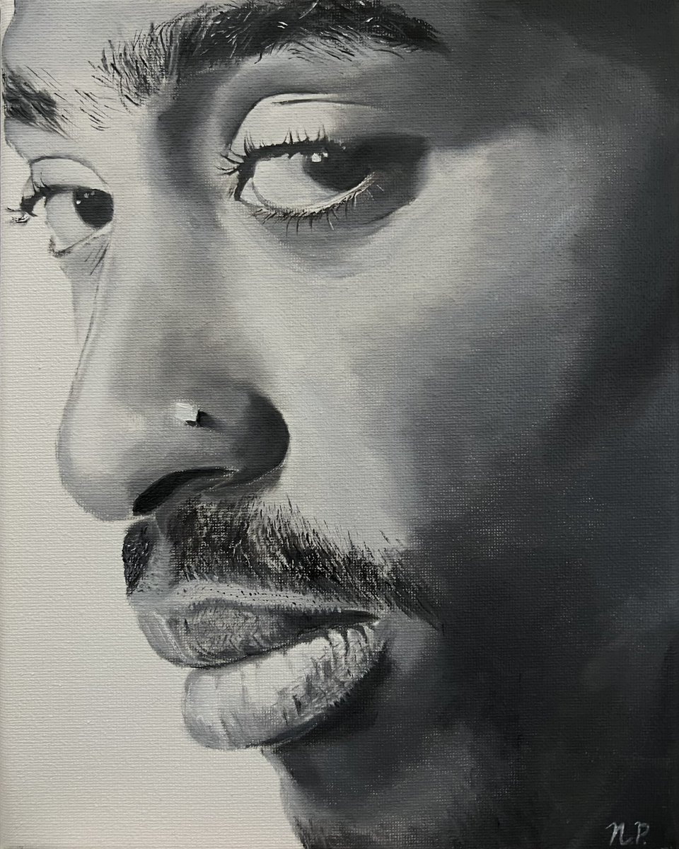 Nellyypac's tweet photo. Back on Twitter 🥰 Here’s a new painting 🎨 #Tupacshakur https://t.co/ou5ioFfoCI