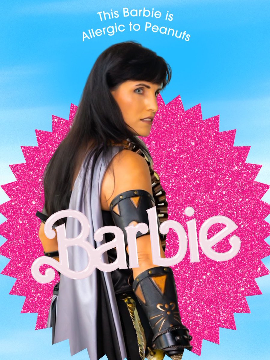 DrtyChakramMakr's tweet photo. @RealLucyLawless I've seemed to have developed an allergy... #NoPeanut #Xena #BarbieMovie https://t.co/tusmozGfif