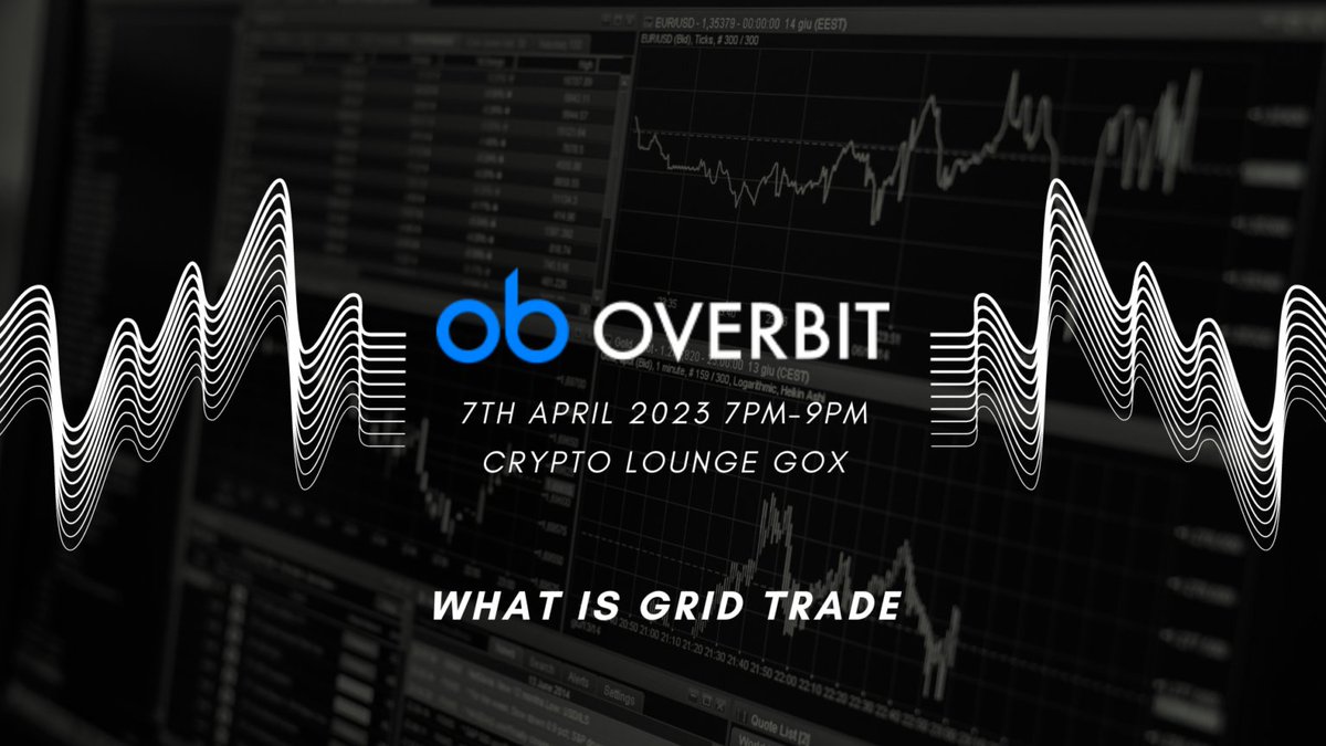 🌐✨Crypto Lounge GOX 
「Overbit グリッドトレードに関して学ぶ」開催📊

📅 4/7(金) 19:00~21:00 (18時Open)

🎁 参加者限定: 無料自動売買Bot&amp;更に3名様に50USDT抽選Present🎉

🔁 本ツイートを引用RT&amp;いいねで別枠3名に50USDTが当たる💰 #giveaway

詳細🔗
cryptoloungegox.com/event/overbit-… #GOXTOKYO