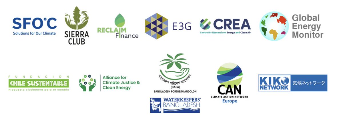 Boom & Bust was a joint effort w/groups ⤵️ & beyond. Huge 👏 to all partners who made this happen: @CREACleanAir @e3g @CANEurope @ReclaimFinance @SierraClub @forourclimate @kikonetwork @ACJCE_Pakistan @chilesust @WaterkeepersBD @CLEANBD @BFF_Campaign

 #CancelCoal #ActOnClimate