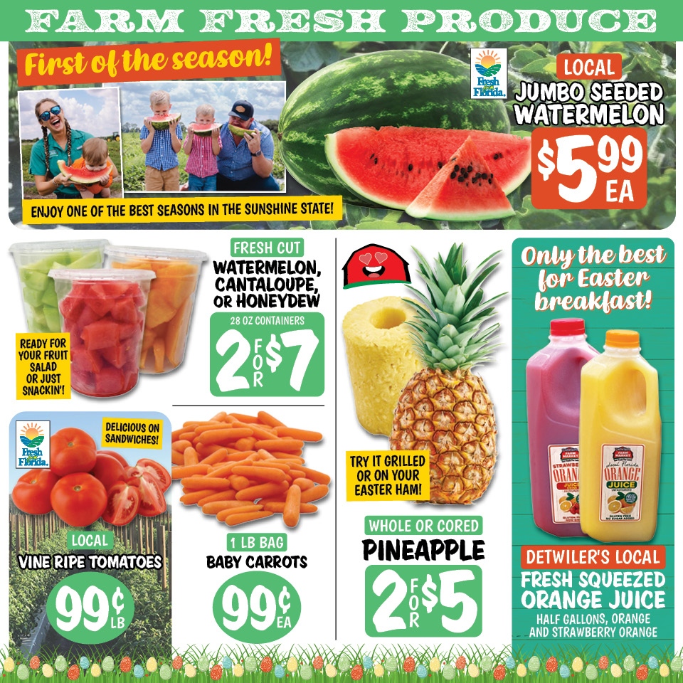 WOW! Huge deals for Easter! #eatfreshforless