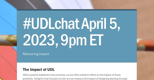 UDL_Center's tweet image. #UDLchat with @BGentilleGreen starts in ONE HOUR! Find a cozy spot with your Twitter device and join us to discuss the impact of #UDL. Do the 30 minutes go by too fast for you? Prep your answers to the questions with the handy chat preview: ow.ly/VGN250NBjJf #EdTalk #edu