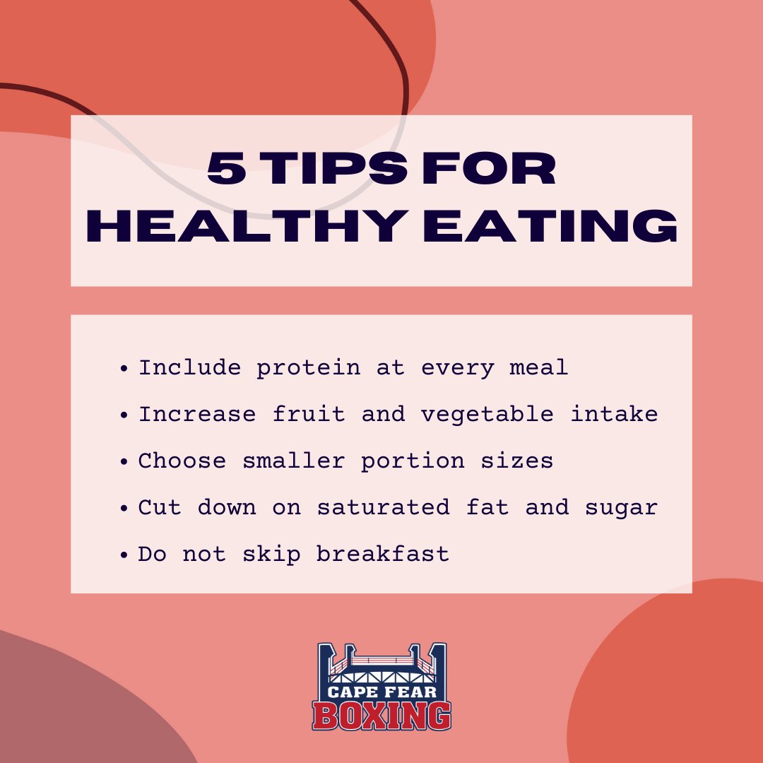 Fueling our bodies for success doesn’t need to be complicated 💯 We equip our members with easy-to-execute meal plans and nutritional guidance to optimize fitness results. 

#fitnessandnutrition #nutritiontips #nutritionguidance #boxingfitness #boxinggym #healthyhabits #nutrition