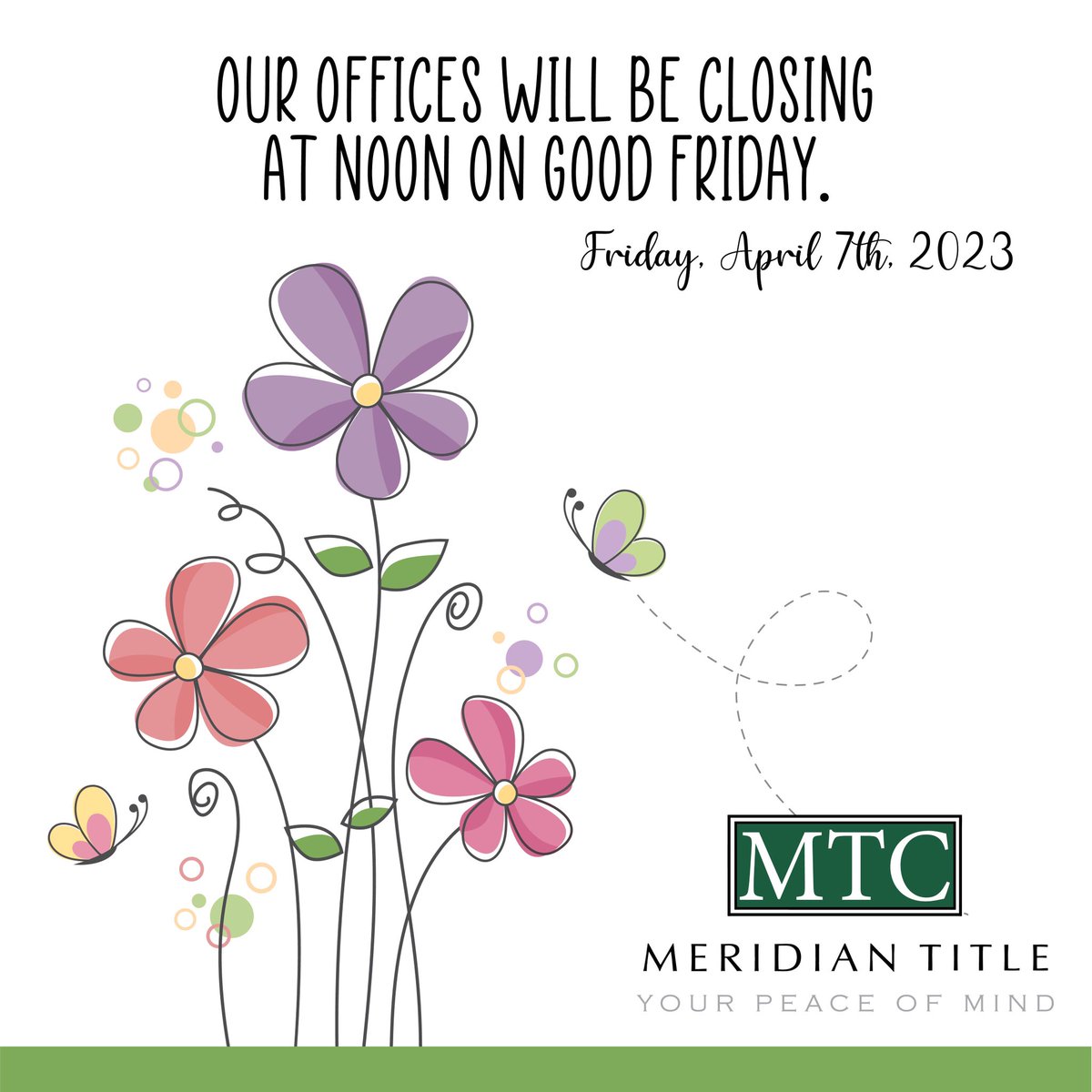 Meridian_Title's tweet photo. While we are away from the office you can access file information in BYPASS or you can ask MAX our virtual assistant to obtain information for you.  Both of these tools are available on our website.  #goodfriday #holidayhours #bypass #transactionmanagement #max #virtualassistant https://t.co/v5iLgbwyBp