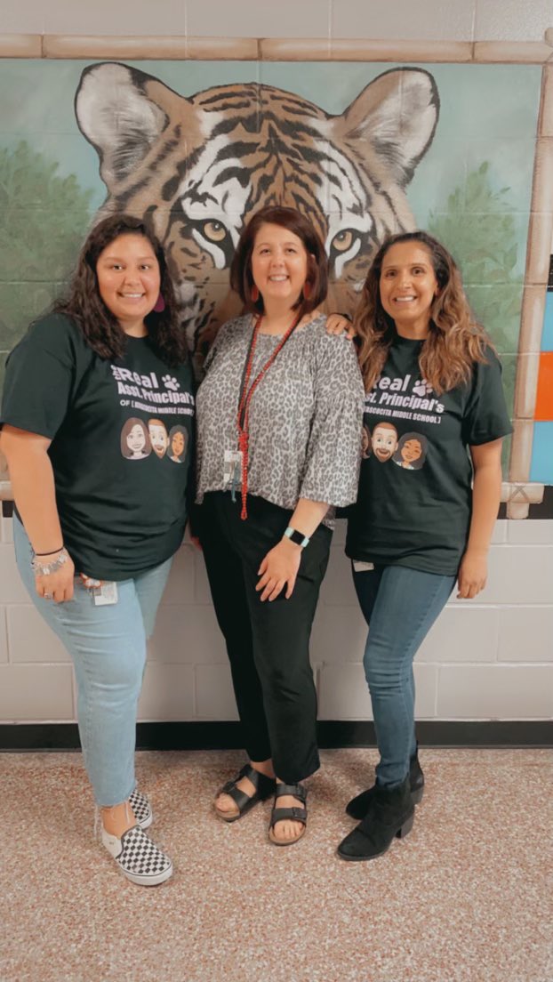 HumbleISD_AMS's tweet photo. 📣Shout out to the most amazing Assistant Principals. Thank you Mr. Steinke, Mrs. Worthen & Dr. James for giving so much of yourselves❗️ #AtascaTigers #AssistantPrincipalsWeek #BestAPs https://t.co/h3wyK2B7Rq