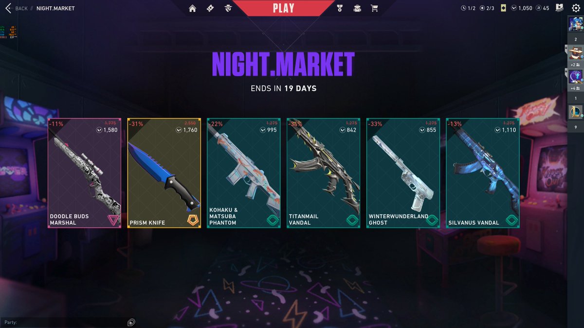 Haaepp's tweet photo. @PlayVALORANT Ain´t gonna talk about this Night Market -_- https://t.co/hZeoO23tgp