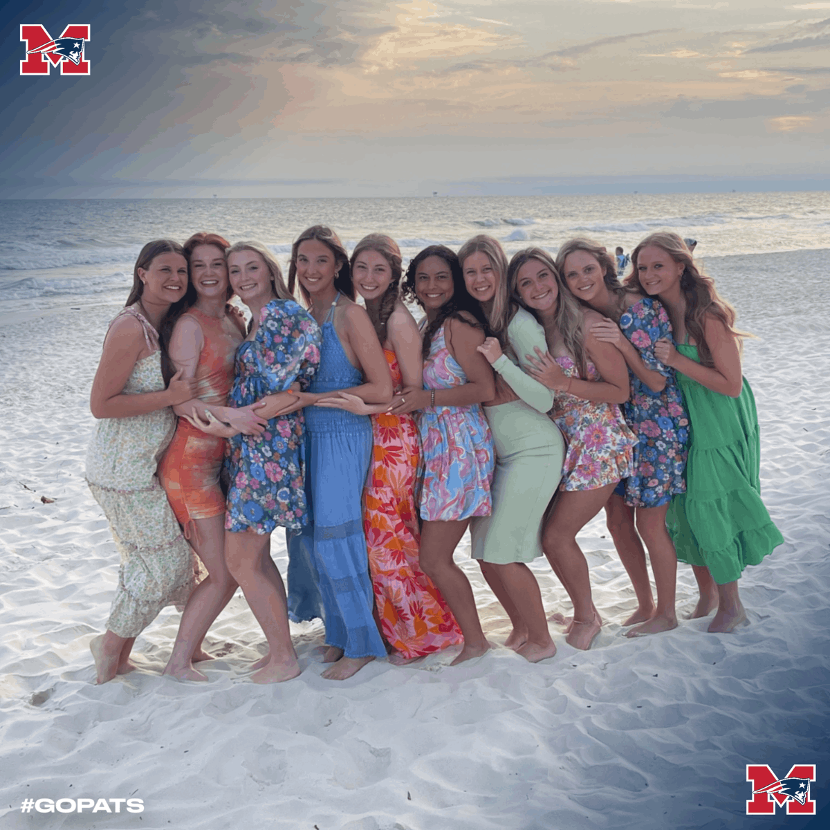 Come out tomorrow to watch all these lovely Soccer Seniors take the field for Senior Night! All spring sports seniors will be recognized tomorrow night so come out to Patriot Stadium to watch! #Gopats