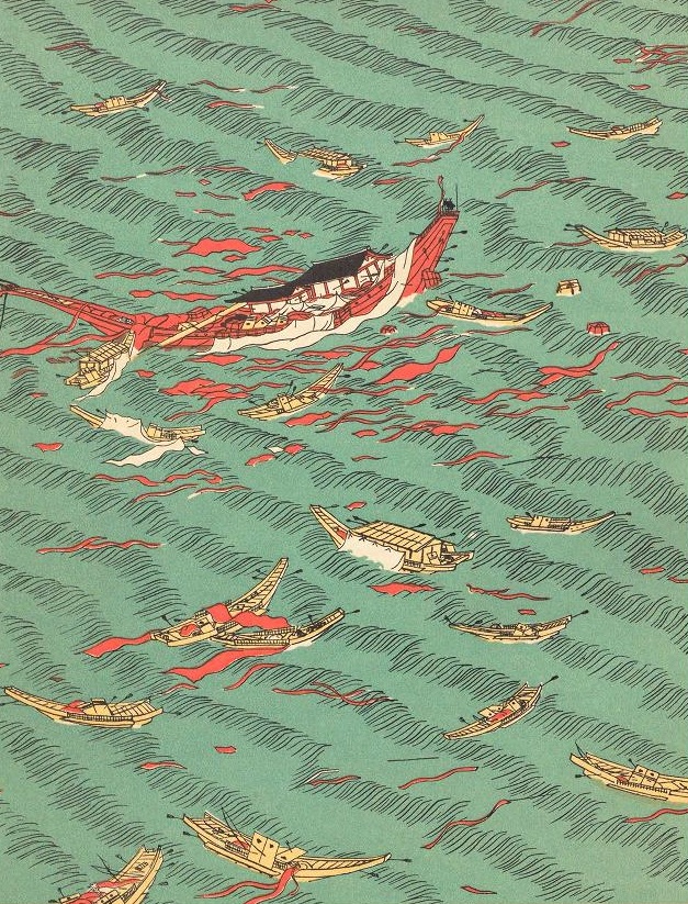 NDLJP_en's tweet photo. #TaleofTheHeike is a story about the rise and fall of the Taira Family ( #Heike ) . This book was rewritten for children, highlighting the Taira-Minamoto War (1180-1185) . Look at these elegant illustrations by #KomuraSettai. #ndldigital https://t.co/VqxU2erBpO https://t.co/EmHhoTJ5Uw