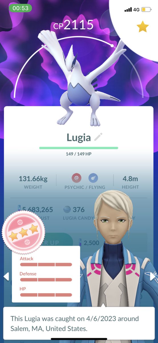 Thank you very much <a href="/CrzyPidgeyLady/">CrzyPidgeyLady</a> for double hundo Lugia today🥰🔥‼️💥

I will miss all of this😭😭

#PokemonGO #PokemonGOApp #PokemonGoRaids #HearUsNiantic