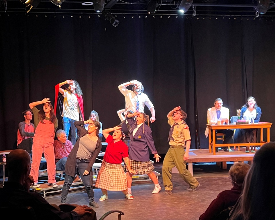 Musical comedy now playing.
The 25th Annual Putnam County Spelling Bee
Now through April 23, 2023

Tickets
• theatrikos.my.salesforce-sites.com/ticket/#/event…
• theatre@theatrikos.com
• 928 774 1662