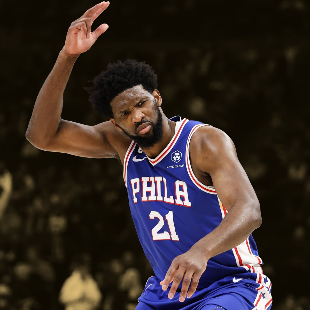 LegionHoops's tweet photo. Joel Embiid just passed LeBron James for 5th all-time in career scoring average.

He’s averaging 27.2 PPG in his CAREER, just under MJ, Wilt, KD, and Elgin Baylor. 🤯 https://t.co/KUUWmnfXH0