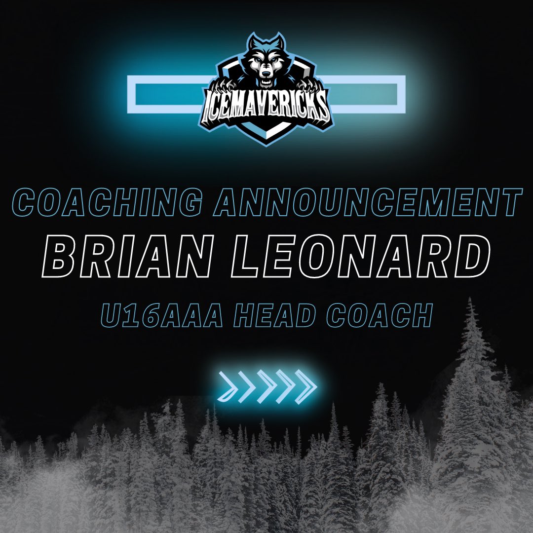 icemavshc's tweet photo. 🚨Hiring Announcement 🚨

The Ice Mavericks are excited to announce the hiring of u16 AAA HC @b_leonard77 Coach Leonard will lead our u16 AAA team &amp; serve as assistant strength &amp; conditioning coach after years of being assistant coach to @CoachLyke Welcome to Ice Mavericks! https://t.co/HAZDlOpMDd