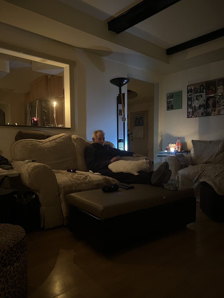 I went to my grandparents’ place who also lost power tonight.
What warmed my heart more than anything was that they were both listening to the radio. 
They said it’s been keeping them up to date about the weather and the power outages all day. #cbc 
🤍