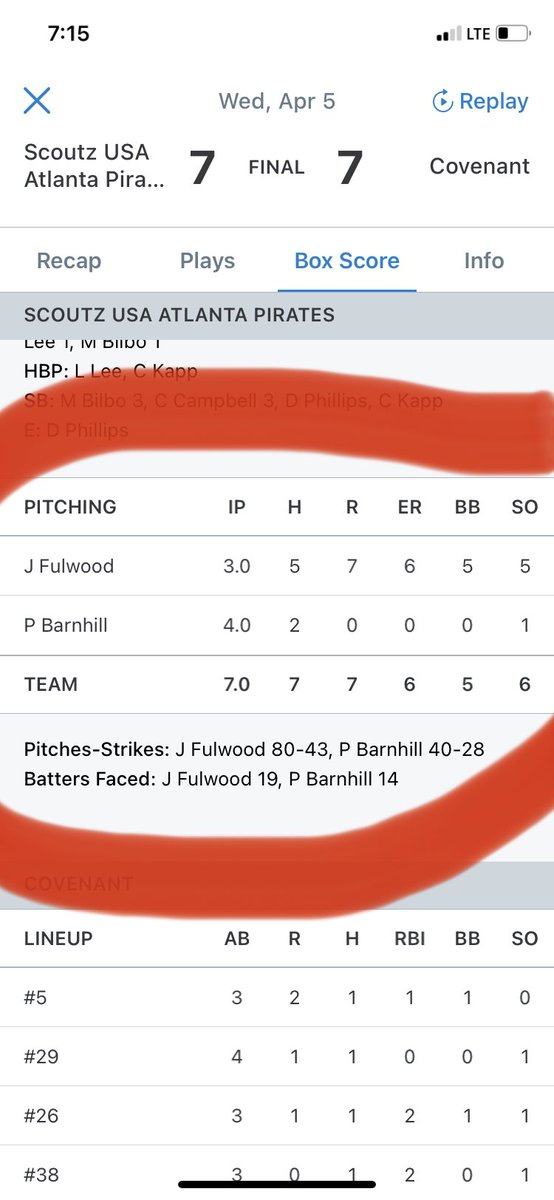 Scoutz vs Covenant College 040523
Solid outing out of the pen today, 4IP, 2 Hit’s, 0R’s, 1K, 7-7 Tie
#GetOnTheShip #AirBender #Uncommited @BASEBALLSCOUTZ 
@mlbJAye @hubcaphunter54 @Jjeanes24 @FTBaseball2019 @BUncommitted @jucoroute @GVO_Uncommitted