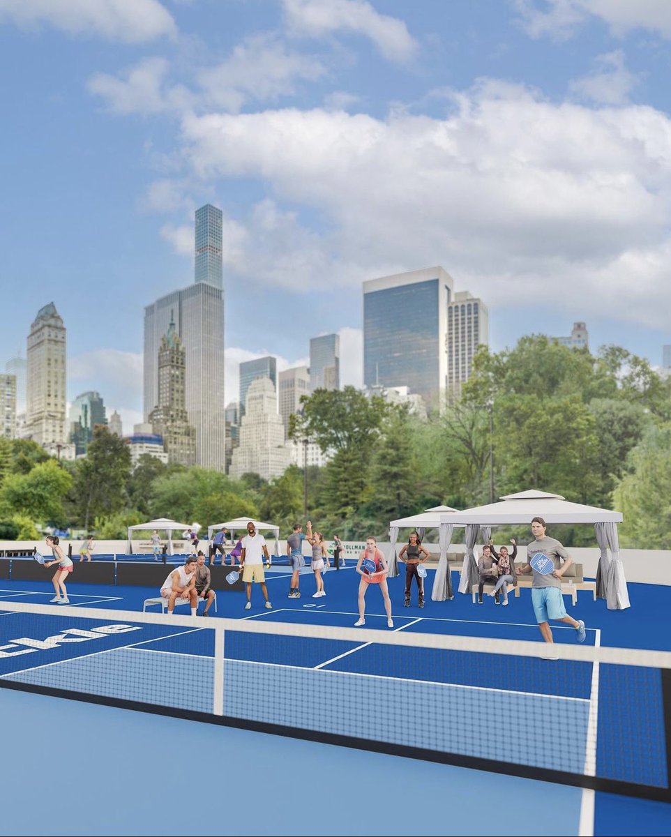 Pickleball in the park this weekend? Fired up for the opening of CityPickle at Wollman Rink. 

Let’s get those courts booked 💪 
city-pickle.com
