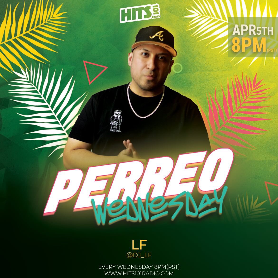 DJ_LF's tweet image. Tonight I hit the AirWaves! you can find me here on PERREO WEDNESDAY ayyee 🐶🔥 on @hits101radio
 catch me alongside the homies @djnicnik &amp;amp; @djxhail on air at 8pm..
tune in and check it out on all your portable devices mi gente.. 
no esperamos por aquí! Wepa! 💥
#radiovibes
