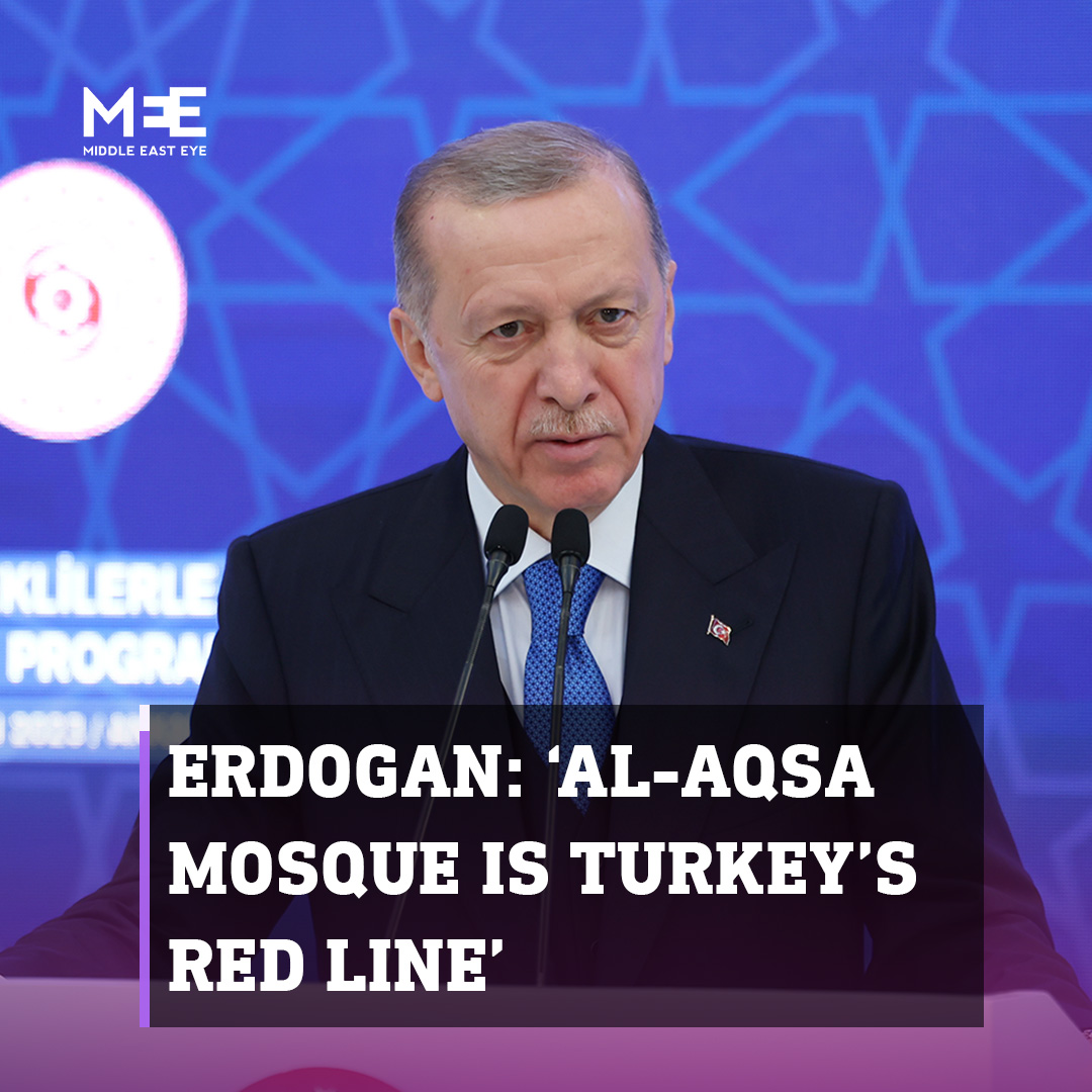 Middle East Eye on Twitter: "Turkish President Erdogan commented on the