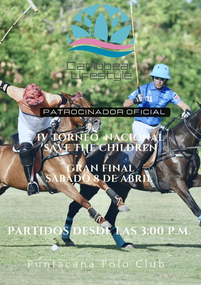 Con mucho placer y orgullo apoyamos el Torneo Nacional de Polo @savethechildrenrd
#puntacana #puntacanapolo #caribbeanlifestyle