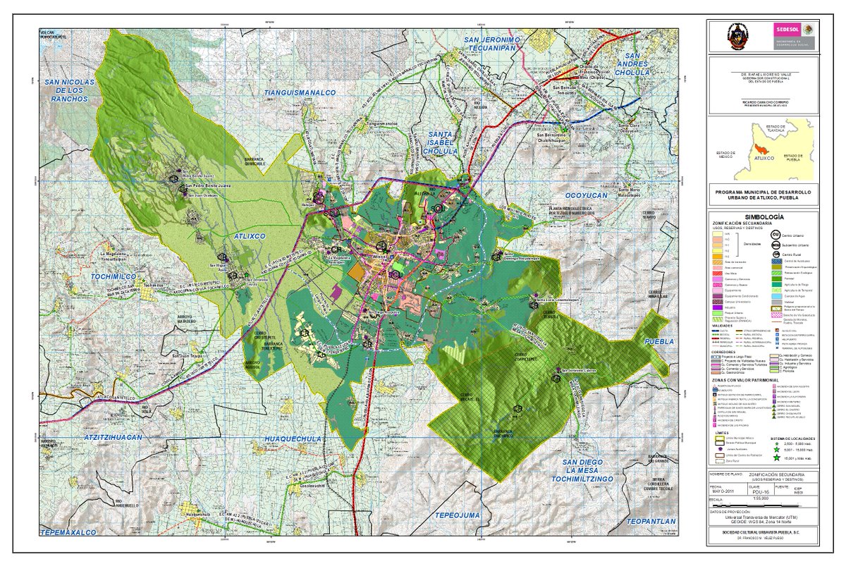 MxMapLab's tweet image. ⬜️Urban Charter of the Municipality of Atlixco, Puebla. Uses, Reserves and Destinations.
⬜️Carta Urbana del Municipio de Atlixco, Puebla. Usos, Reservas y Destinos.