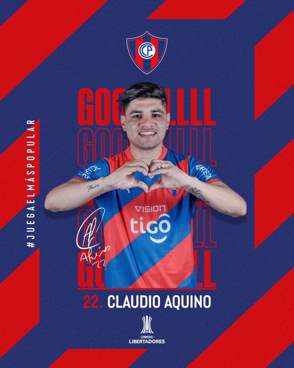 CCP1912oficial's tweet photo. ¡GOOOOOOOOOOOOOOL! 

🎯 CLAUDIO AQUINO 

🕒 27' PT 

Cerro Porteño 1-0 Barcelona S.C.

🏆  CONMEBOL #Libertadores 

⚽  Grupo C | Fecha 1

#JuegaElMásPopular 🔵🔴 https://t.co/Ie1sRdLvrj