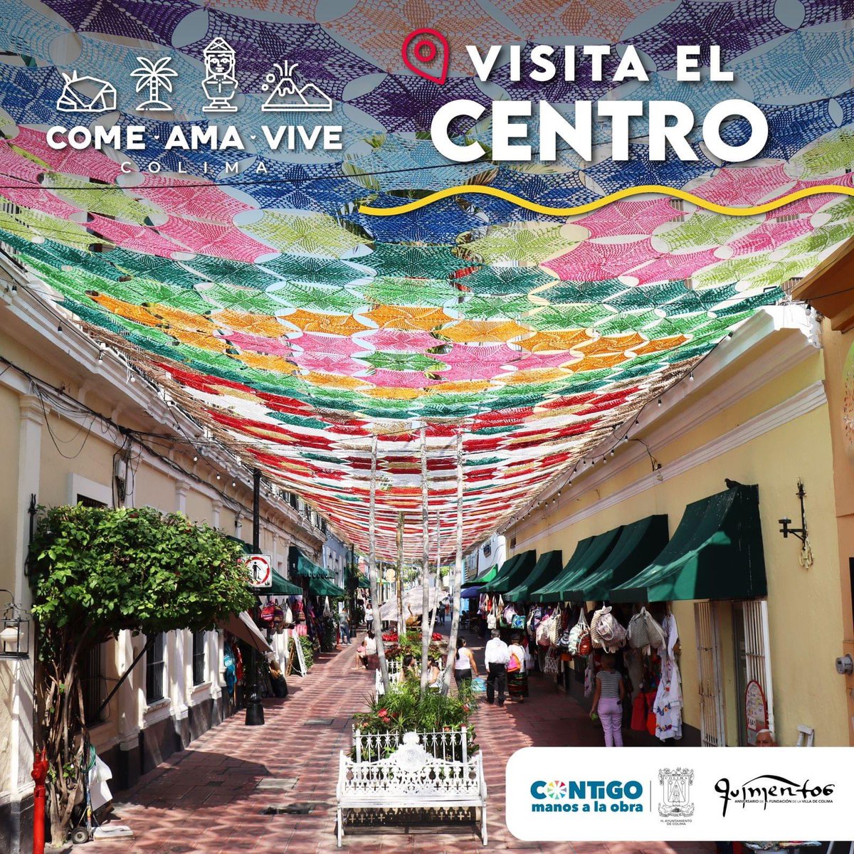 ColimaMunicipio's tweet photo. ¡Esta #SemanaSanta tienes que tomarte la foto 🤳 en el #AndadorContitución!

Disfruta del centro histórico, su clima y la rica gastronomía. #Come #Ama ¡#ViveColima!

#QueremosVerteEnElCentro
#QueremosVerteEnColima https://t.co/NKzlLbq88o