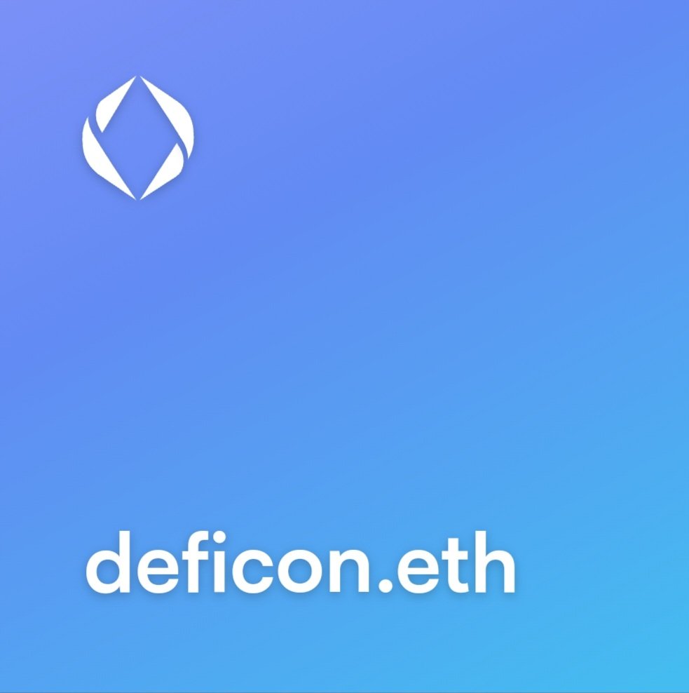 thecryptoboyeth's tweet photo. Subdomains right around the corner, #devcon is already established. Imagine when we get a more mass appealing #deficon in the future, it's going to be huge. #domainsale https://t.co/kXesaYhkf3