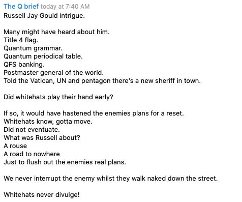 ASpireOnTheFlag's tweet image. Interesting.....
#postmastergeneral #RussellJayGould