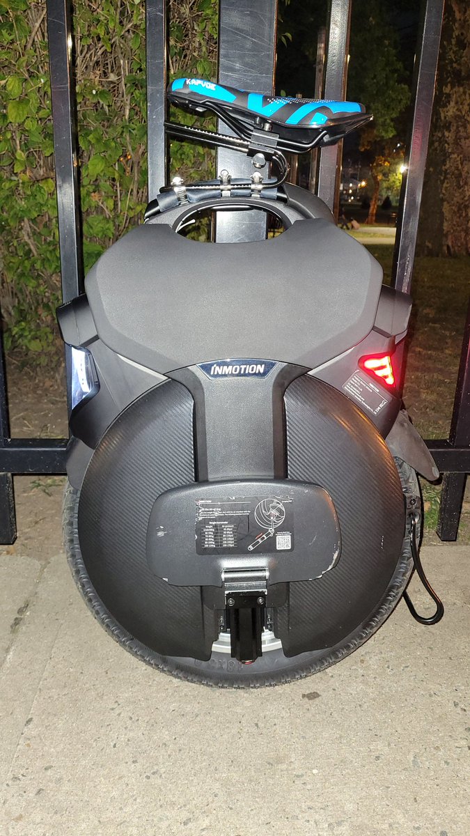 Blasticader's tweet image. After riding on the bike seat I think the stock seat is the way to go. The bike seat worked but felt like my balls were being crunched. Perhaps if I had 1 more part to level it out it would be comfy but it already exceeds the price of buying the stock seat. #electricunicycle