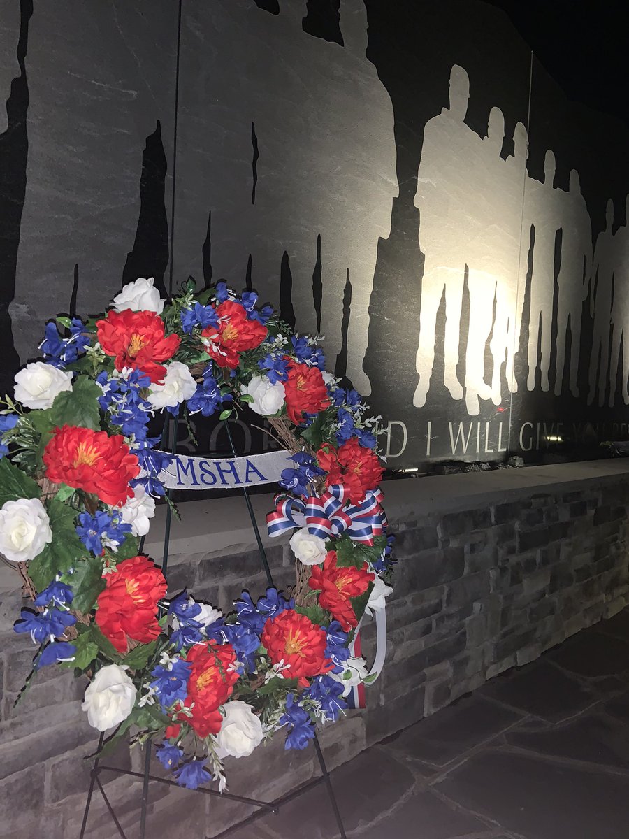 Hodges802's tweet photo. Stopped in at the @UBBMemorial to pay my respects on the 13th. anniversary. @Sen_JoeManchin &amp; @MSHA_DOL are always a real class act in remembering the 29. https://t.co/zxuyQRqvYZ