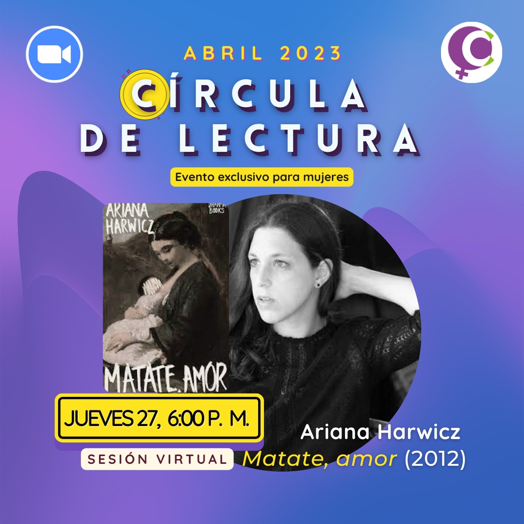 circularias_'s tweet photo. Lo que acabas de leer es el inicio de la novela Matate, amor, de Ariana Harwicz. 

¿Te animas a leerla con nosotras?

Regístrate aquí: https://t.co/WMIu0yOfo7 https://t.co/XYJ7L1sfjp