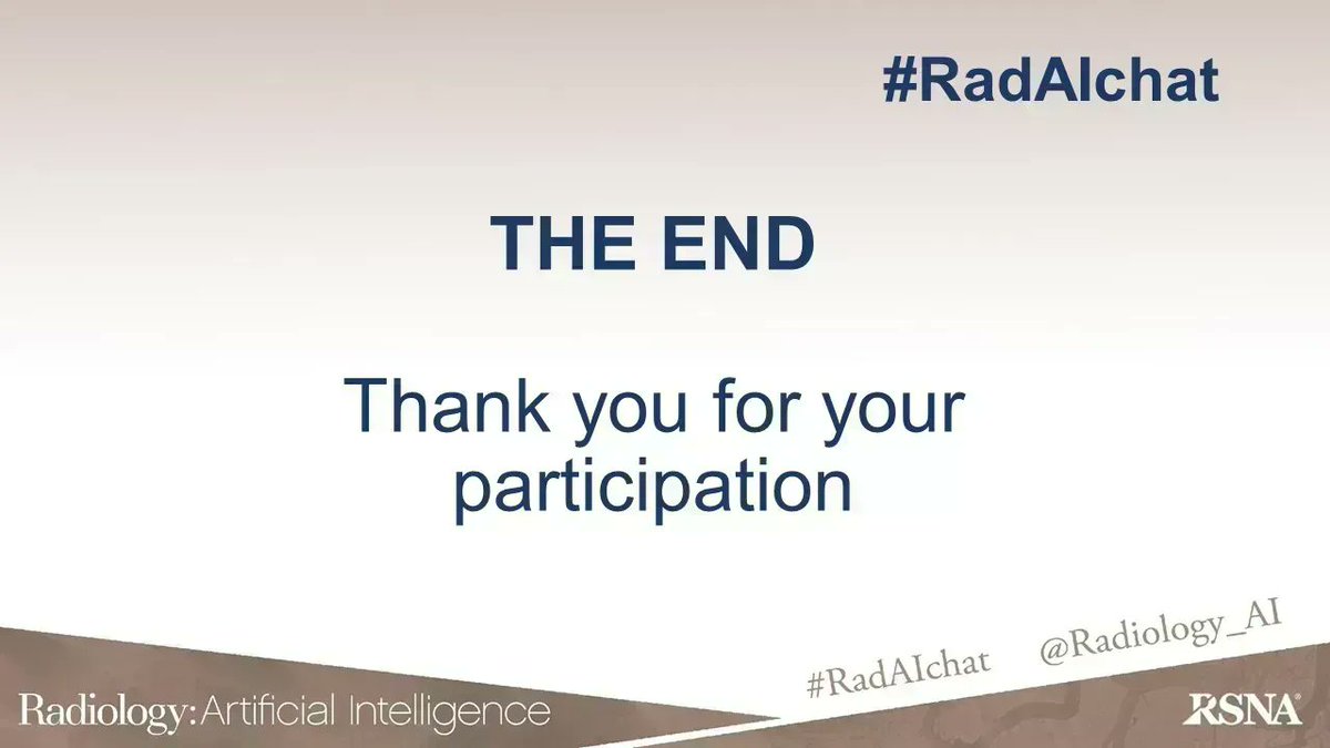 Radiology: Artificial Intelligence tweet media