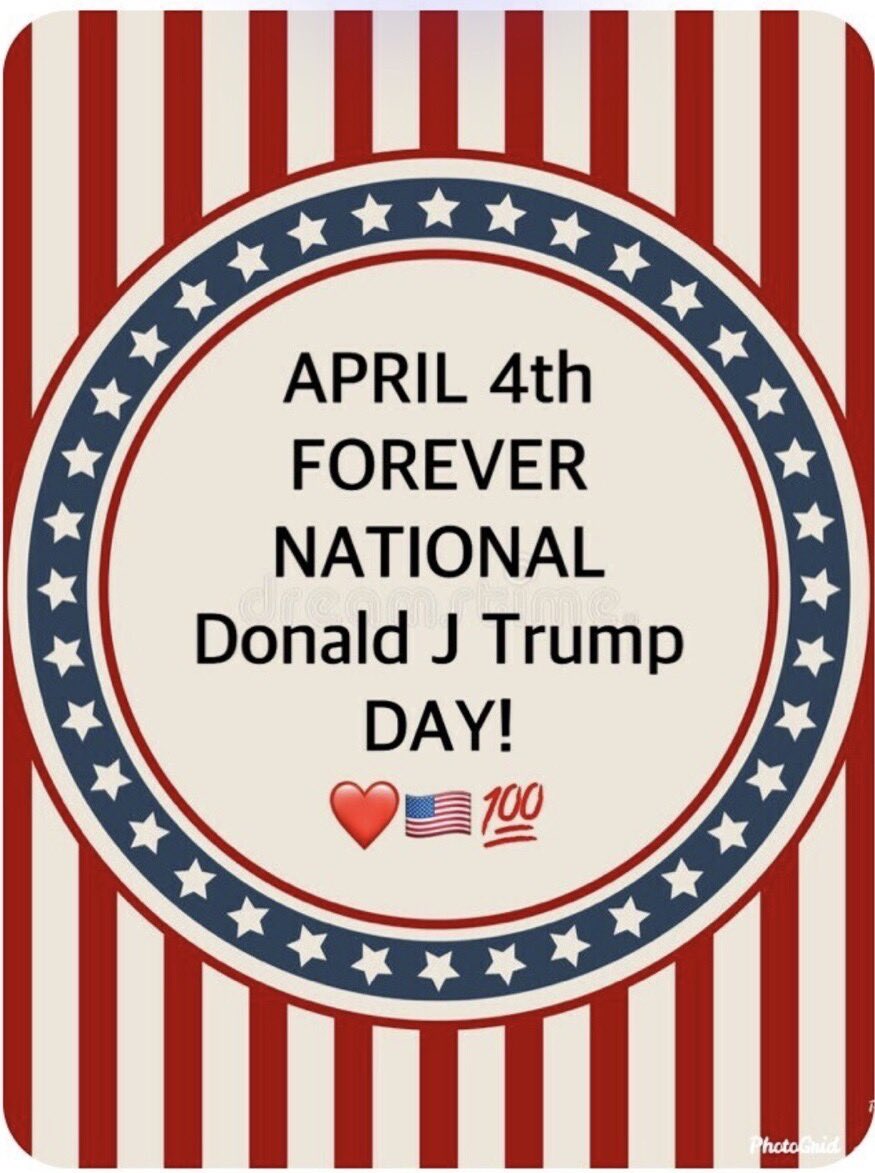 Bminus23's tweet photo. National Trump Day April 4th, 2023
#TrumpDay #Trump #Trump2024 
Like, follow, comment and retweet! https://t.co/OGOam5btJr