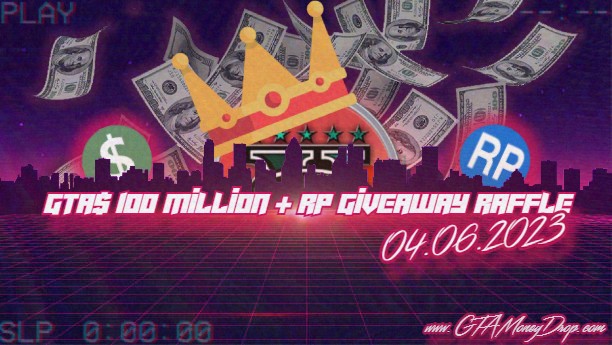 GTAMoneyDropCom's tweet photo. Giving away $100 Million every day in GTA Online to 2 lucky winners on Discord: https://t.co/5hdE5o7uxw…… #GTAModdedAccounts #GTAModder #GTAOnline #pcgaming https://t.co/MUDoDC1ESI