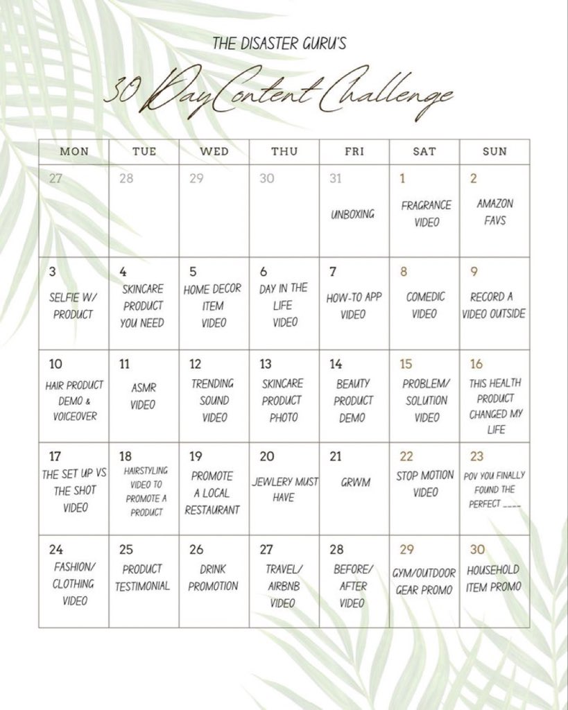 Such a good idea, I have to try these ideas as I sometimes struggle to find content ideas 🤔😁  #ugccontentcreator #ugccommunity #contentchallenge