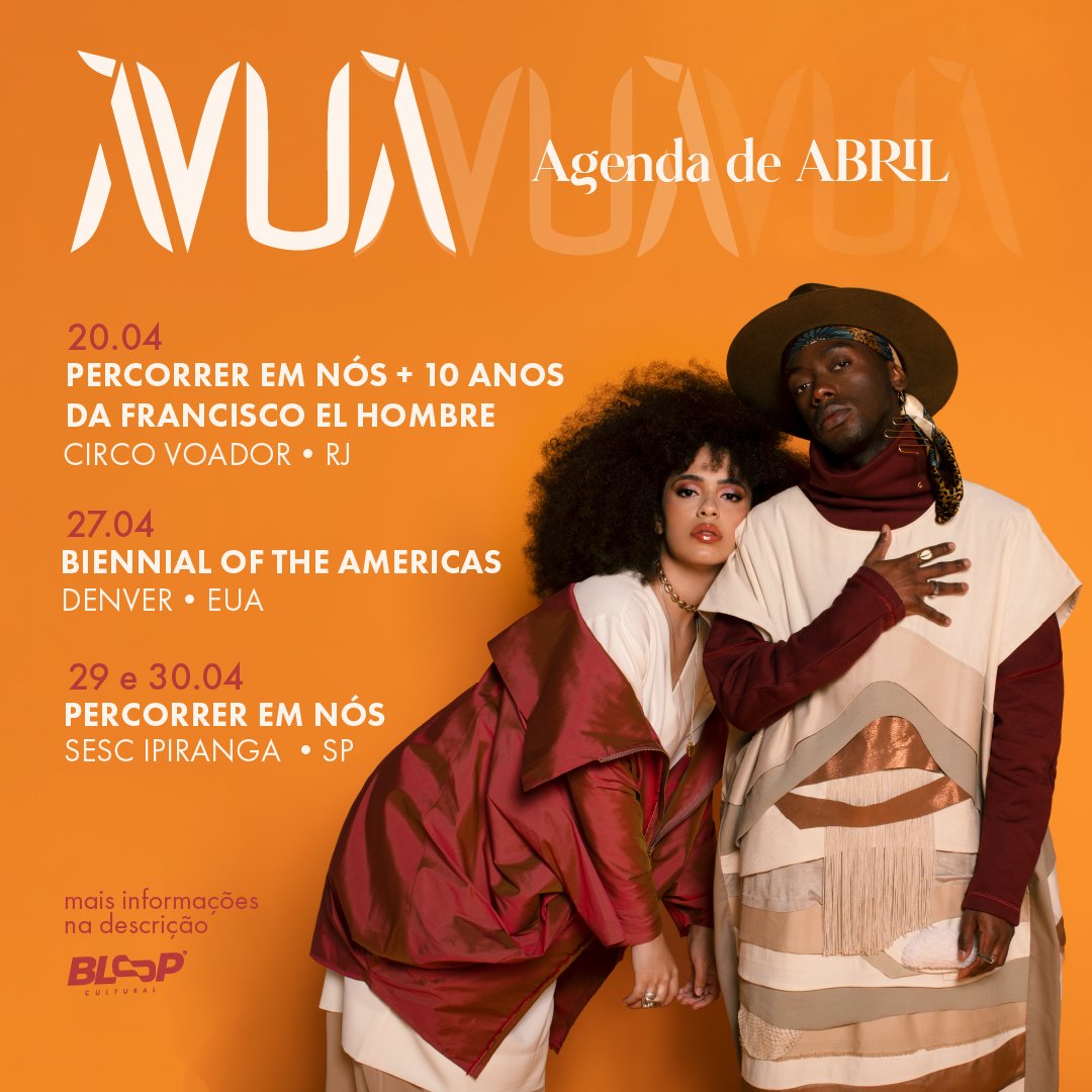 Alou Rio de Janeiro, aloou São Paulo, alou Denver (Estados Unidos)! Mês de abril tá lindo, já estamos ansiosos pra encontrar vocês! 🗣️😍